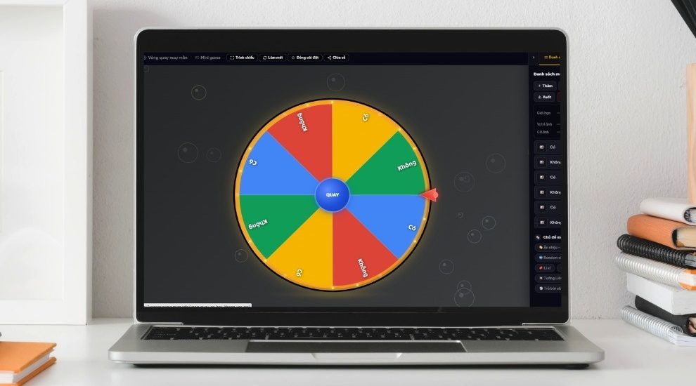 Tiến hành tạo vòng quay 