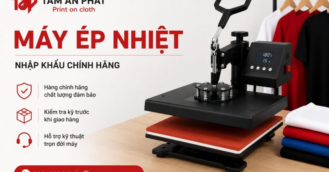 Setup startup in áo đồng phục: cần máy tính, máy in và máy ép nhiệt nào?